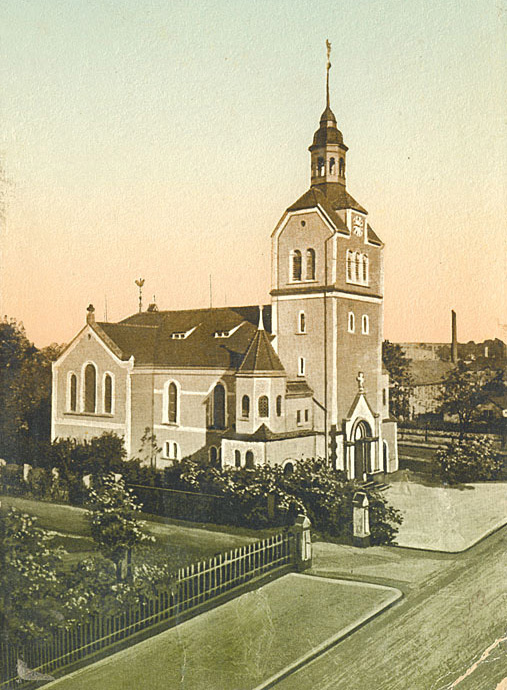 St. Jacobikirche - Postkarte um 1915